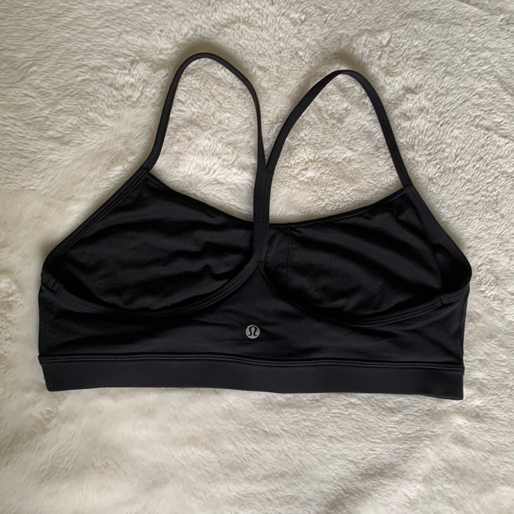 Lululemon black racer back sports bra